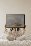 SALT AND SKY, Oeuvre sur toile étirée