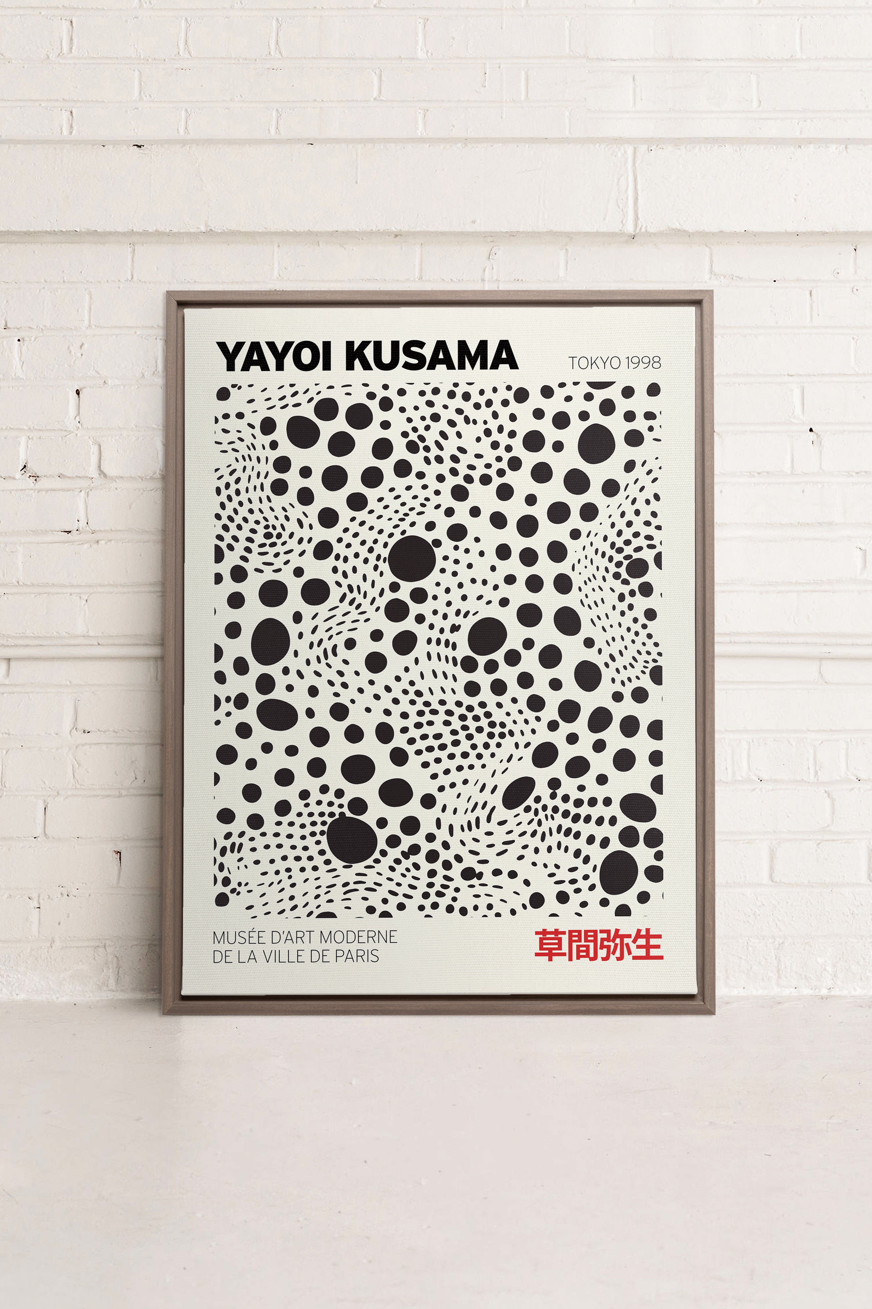 KUSAMA II, Oeuvre sur toile étirée