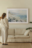 AZURE HORIZON, Oeuvre sur toile étirée