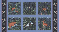 Woodland Magic - Ashley Satanosky - Periwinkle Magic Blocks Panel - 8005S-77