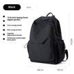 Mori Leisure Backpack – Lightweight Oxford School & College Bag | Khaki, Black, Green | 15.6