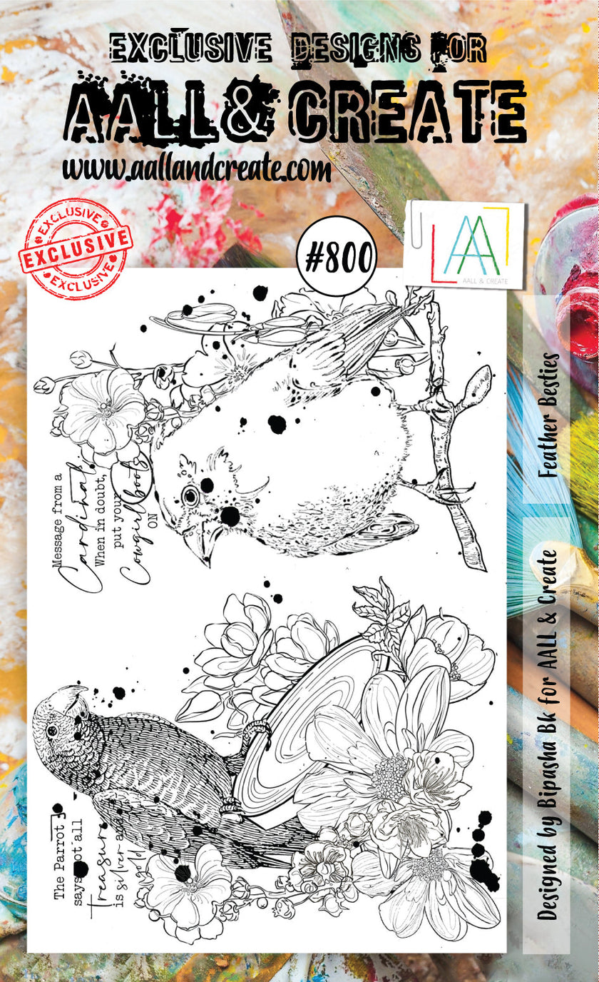 AALL and Create Stamp Set - 800 - Feather Besties