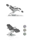SilverFox 2246EBN Electric 4-Motor Examination Beauty Bed Esthetician Chair Facial Bed with Position Memory Function Standard or with Hand Remote, Paper Holder & Foot Cover Pacakge