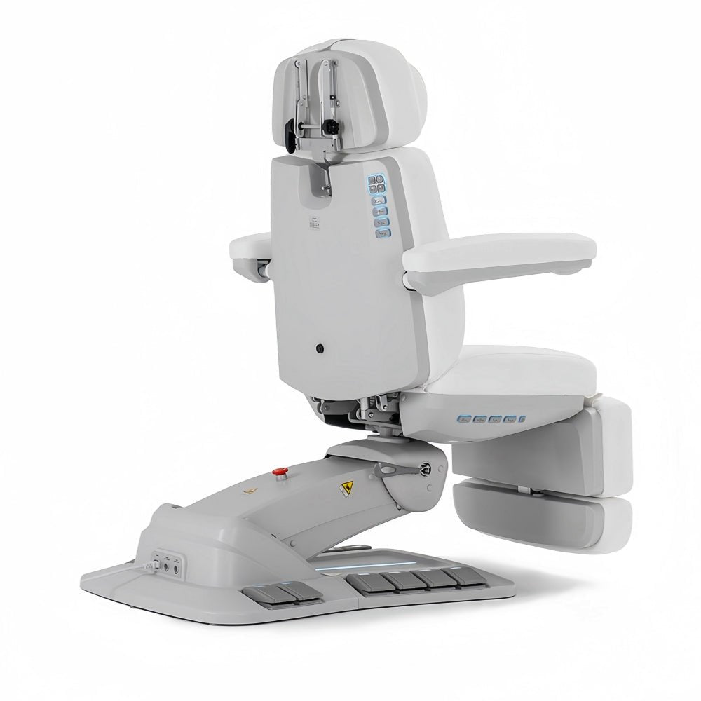 SilverFox 2246EBN Electric 4-Motor Examination Beauty Bed Esthetician Chair Facial Bed with Position Memory Function Standard or with Hand Remote, Paper Holder & Foot Cover Pacakge