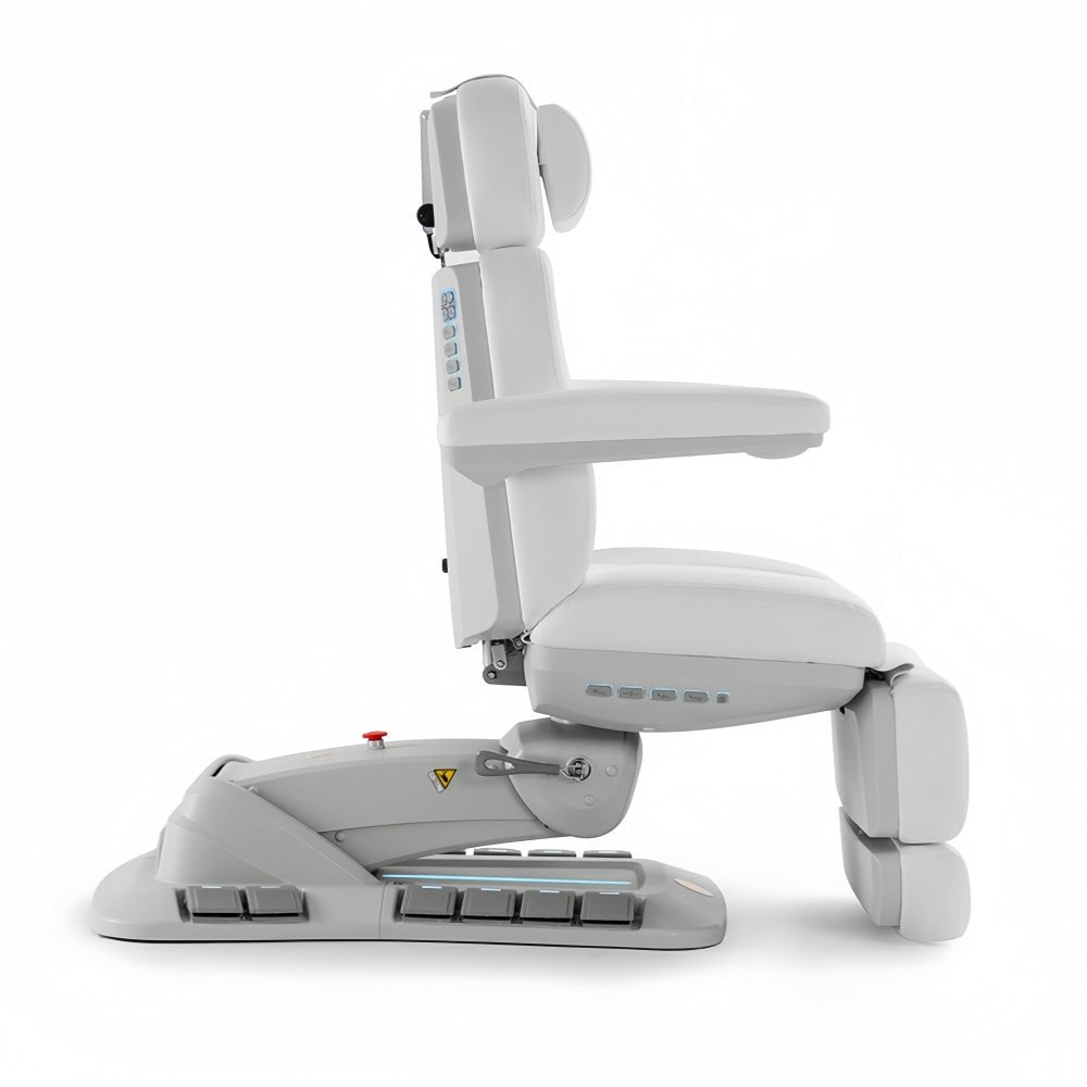 SilverFox 2246EBN Electric 4-Motor Examination Beauty Bed Esthetician Chair Facial Bed with Position Memory Function Standard or with Hand Remote, Paper Holder & Foot Cover Pacakge