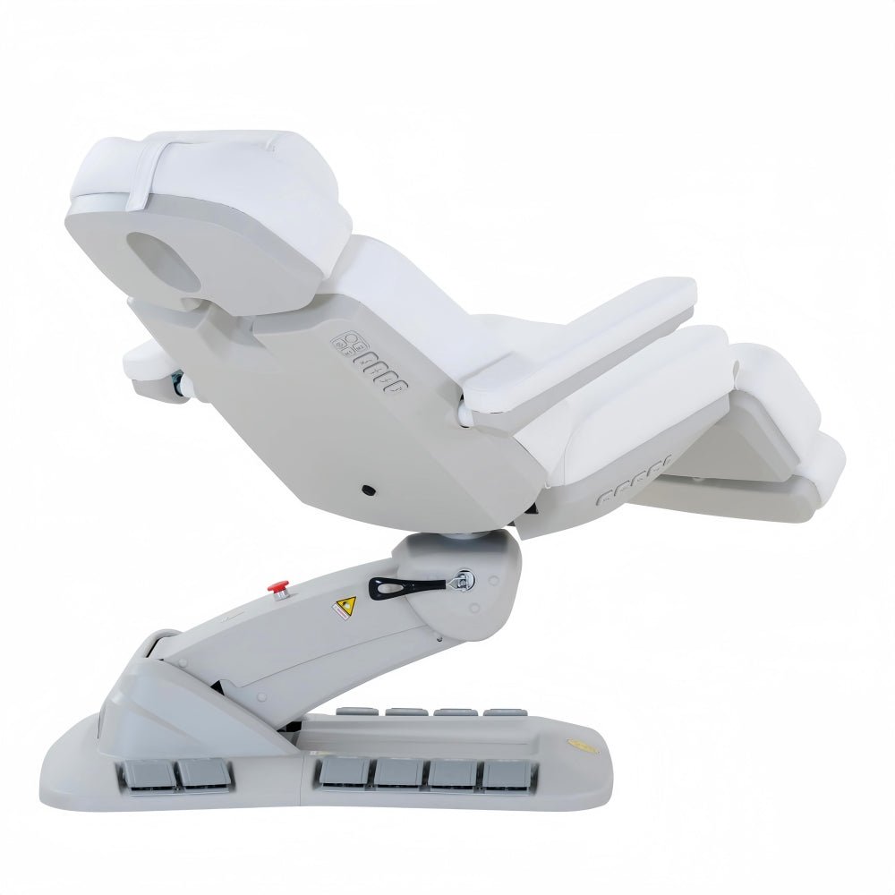 SilverFox 2246EBN Electric 4-Motor Examination Beauty Bed Esthetician Chair Facial Bed with Position Memory Function Standard or with Hand Remote, Paper Holder & Foot Cover Pacakge