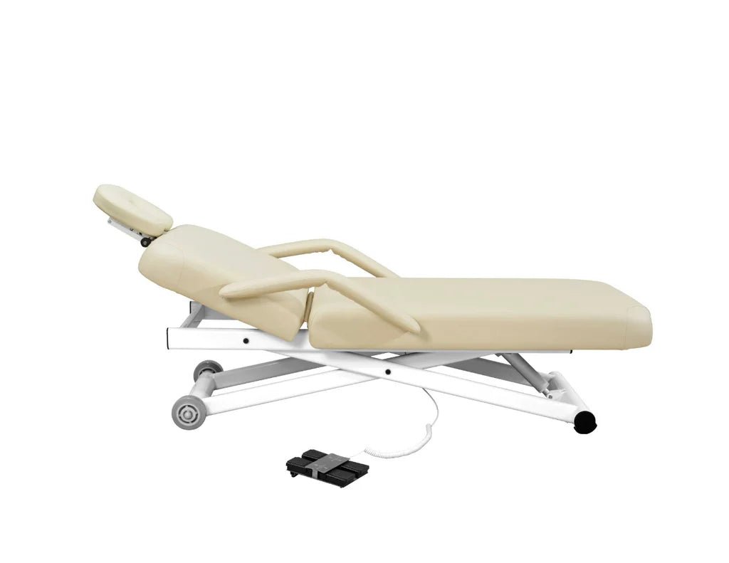 SilverFox 2-motor 2 Section Electric Massage Bed Table (Silver fox 2274A) with Foot controller or Hand controller