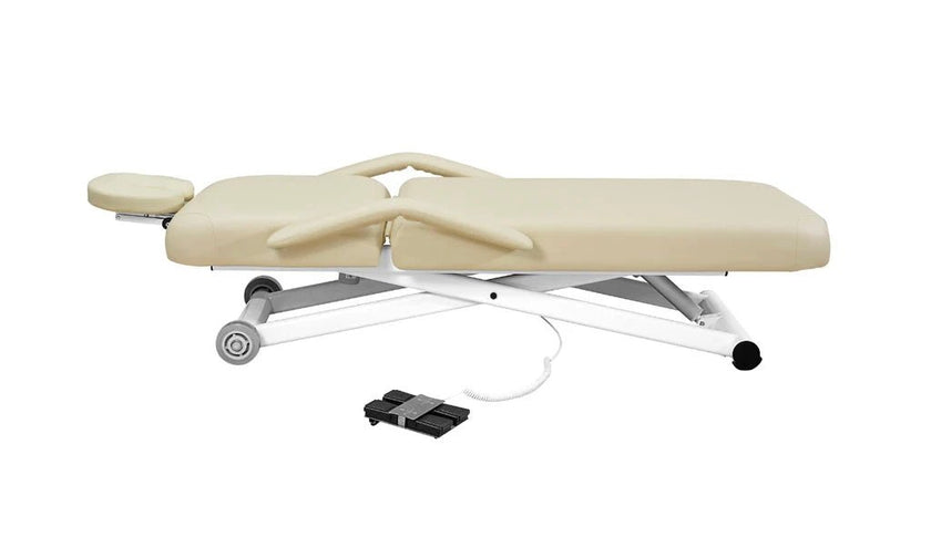 SilverFox 2-motor 2 Section Electric Massage Bed Table (Silver fox 2274A) with Foot controller or Hand controller