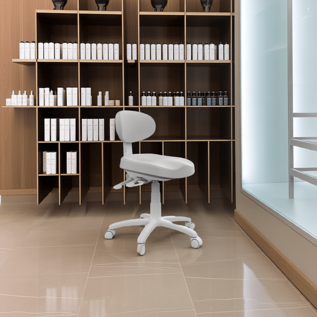 Silverfox ® Top Grade Ultimate Physician Rolling Stool with Tilt 8C01