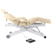 SilverFox 3 motors 4 Section Electric Massage Table 2274B with Hand Controller Cream / Black