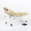 SilverFox 3 motors 4 Section Electric Massage Table 2274B with Hand Controller Cream / Black