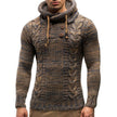Turtleneck hooded sweater
