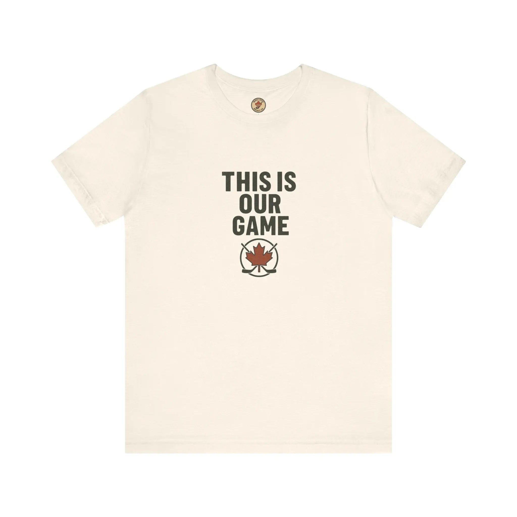 Canada Maple Leaf Hockey T-Shirt – This Is Our Game Tee