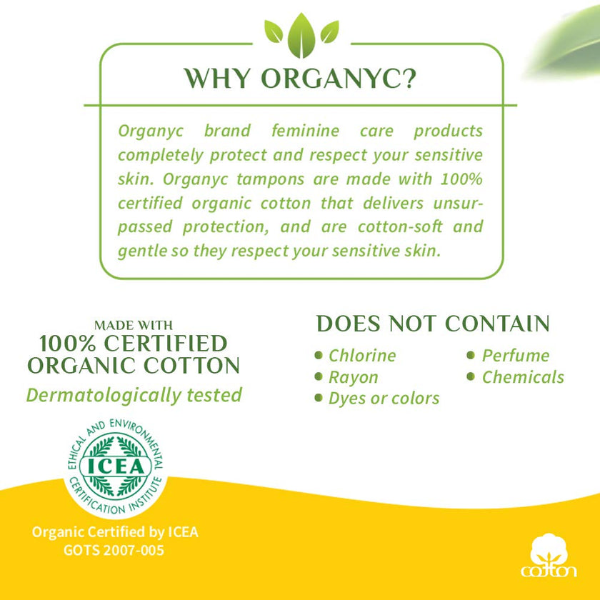 Organyc - Compact Tampons - Regular (16ct)
