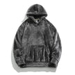 Couple Hoodie – Loose Fit Polyester Solid Color Matching Hoodies