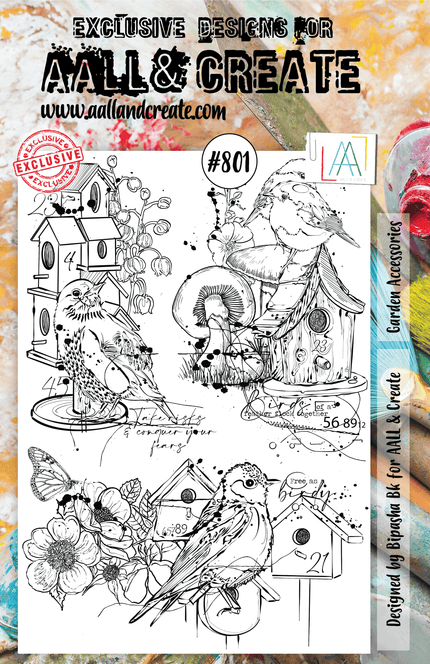 AALL and Create Stamp Set - 801 - Garden Accessories