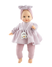 Alex & Sonia doll - Sonia with antique pink dress and matching headband - Paola Reina