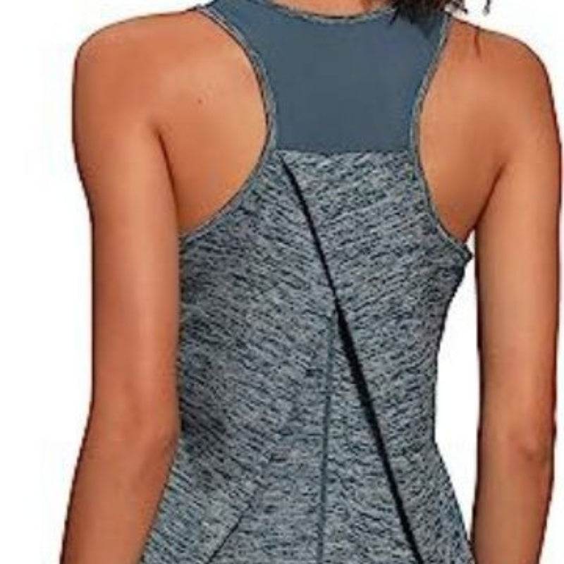 Mesh Yoga Sports Running Vest Sleeveless Workout Tank top women