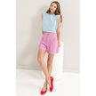 Mineral Washed Linen Shorts