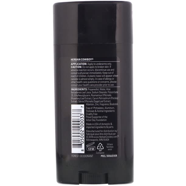 Herban Cowboy - Forest Deodorant (85g)