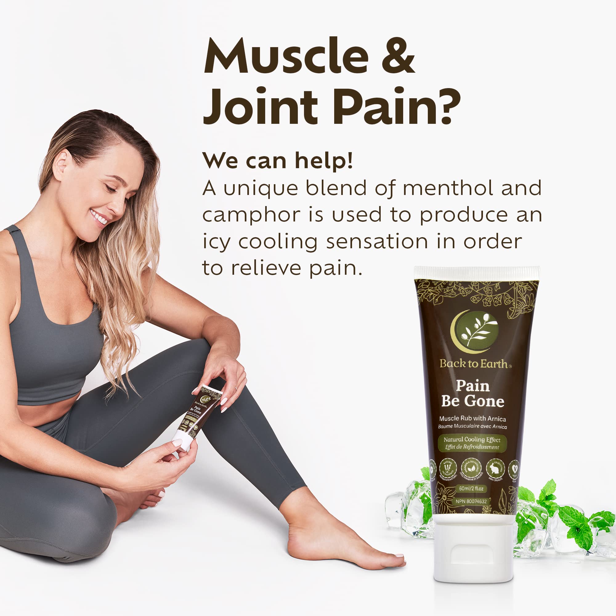 Back to Earth - Pain Be Gone (200ml)