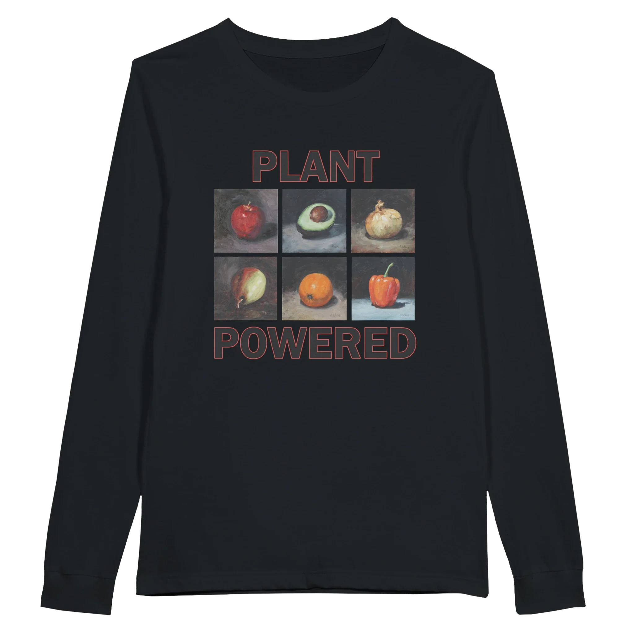 Plant Powered Long Sleeve T-Shirt – Comfortable Cotton Tee