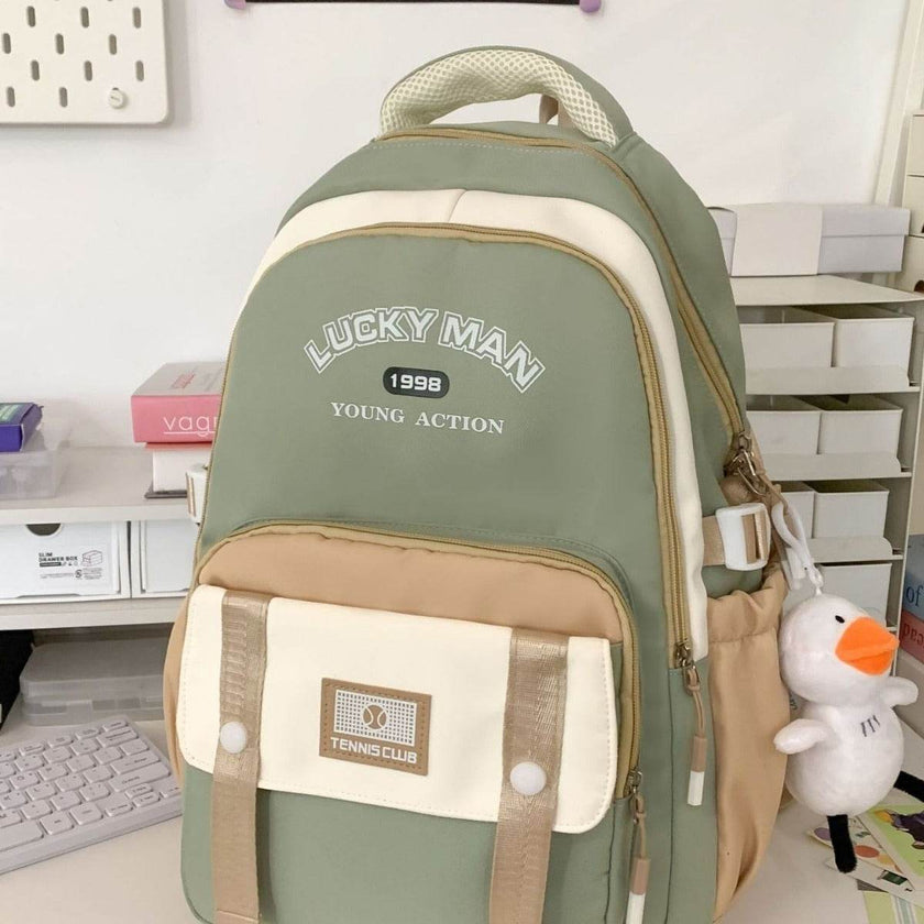 Unisex College Large Capacity Backpack for School