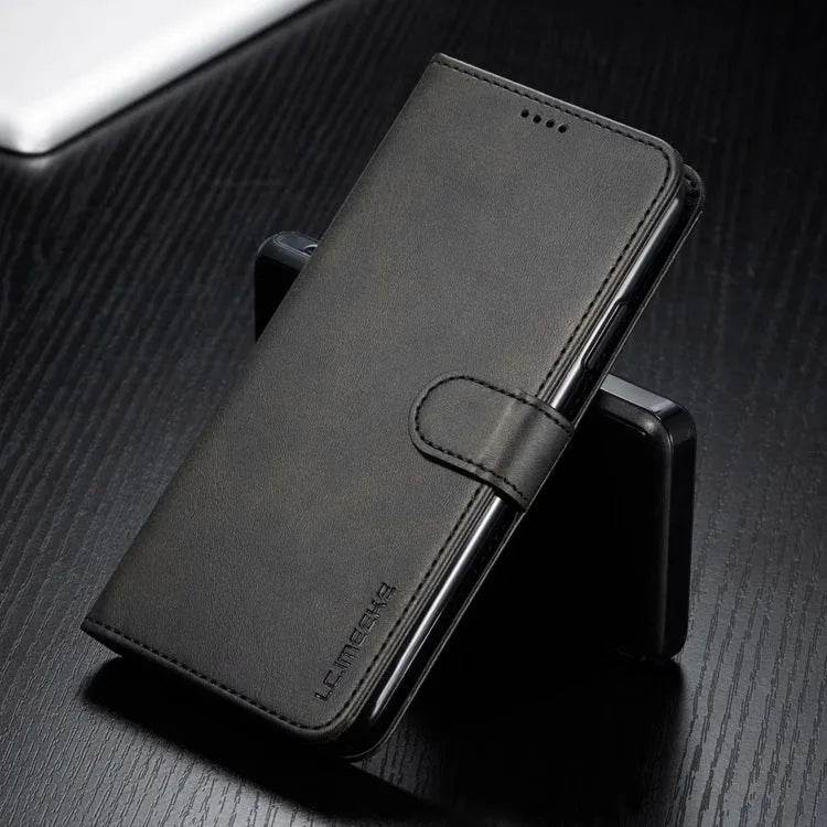 Luxury Leather iphone Case Flip Cover Card Holder Wallet Businessman Style
