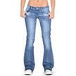 Women Bootcut Jeans Pant flared leg Trousers