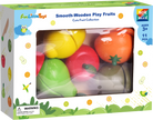 Fun Little Toys - 11 Pcs Wooden Pretend-Play Fruit Cutting Set for Kid Toys