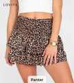 Leisure Versatile Lotus Leaf Women's Mini layered Skirt