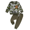Children's Autumn And Winter Camouflage Suit Unisex Two piece for kids