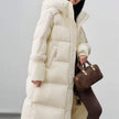 Women's Mid-Length Down Jacket, Thick Winter Coat