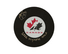 Jillian Saulnier Autographed Team Canada Autograph Model Puck Inscribed 