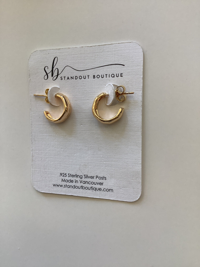 Lina Gold Earrings-Standout Boutique( Vancouver, BC)