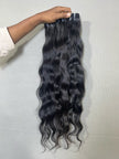 Tresses de cheveux indiens naturels ondulés