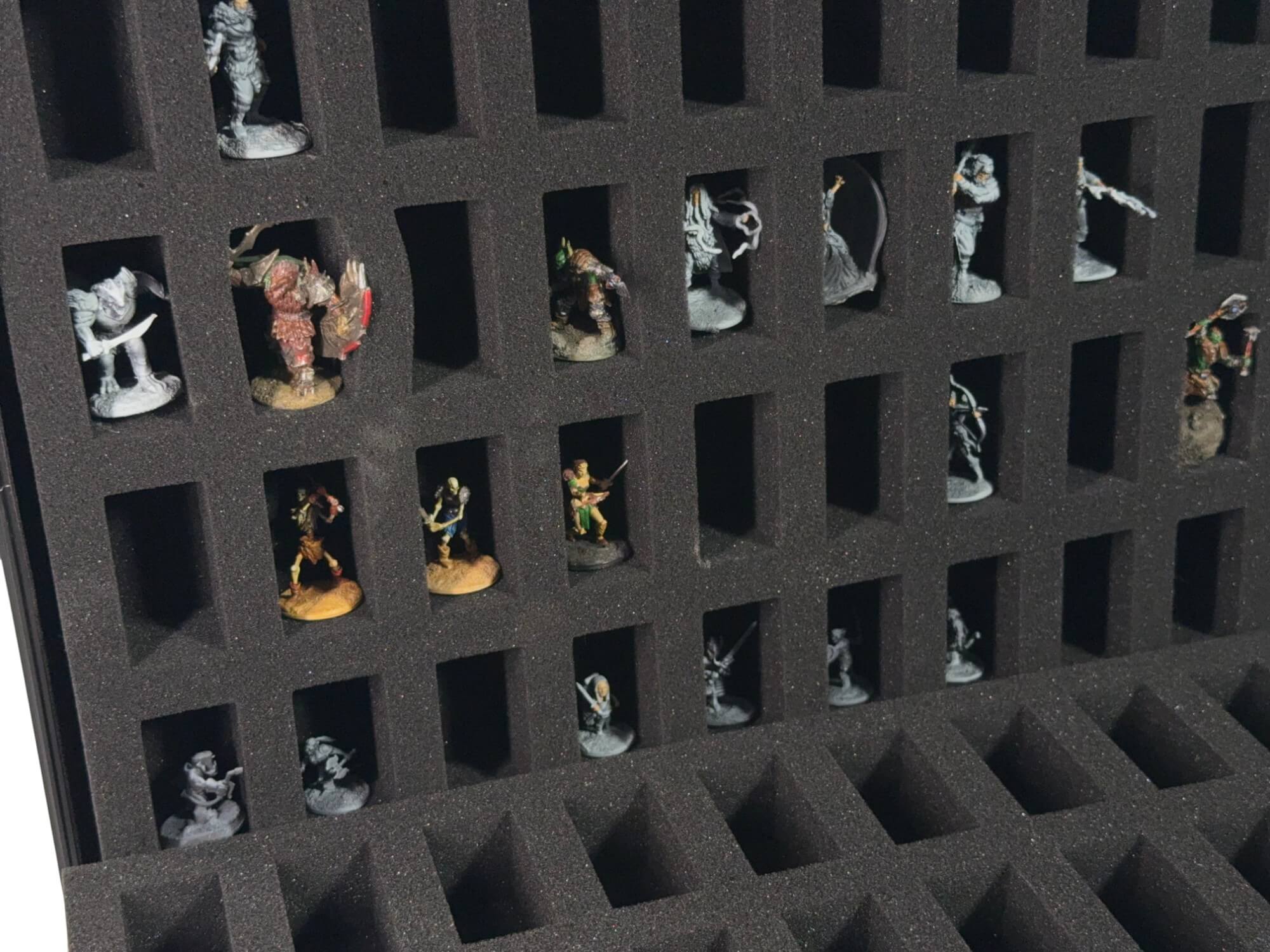 80-Slot EVORETRO Miniature Storage Case with Customizable Foam