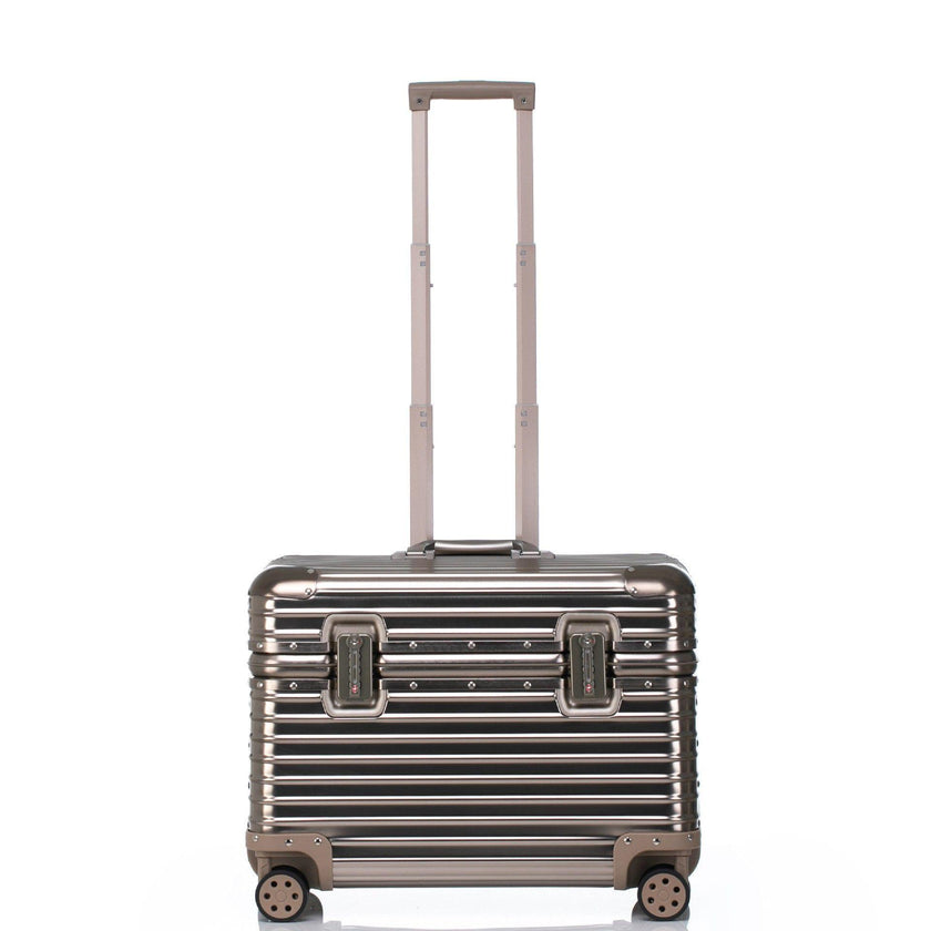 Aluminum Carry-On Suitcase Hard Shell TSA Lock Cabin Luggage with Spinner Wheels