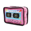 Retro 80s Mixtape | Durable Quilted Squeaky Plush Dog Toy with Reinforced Edges