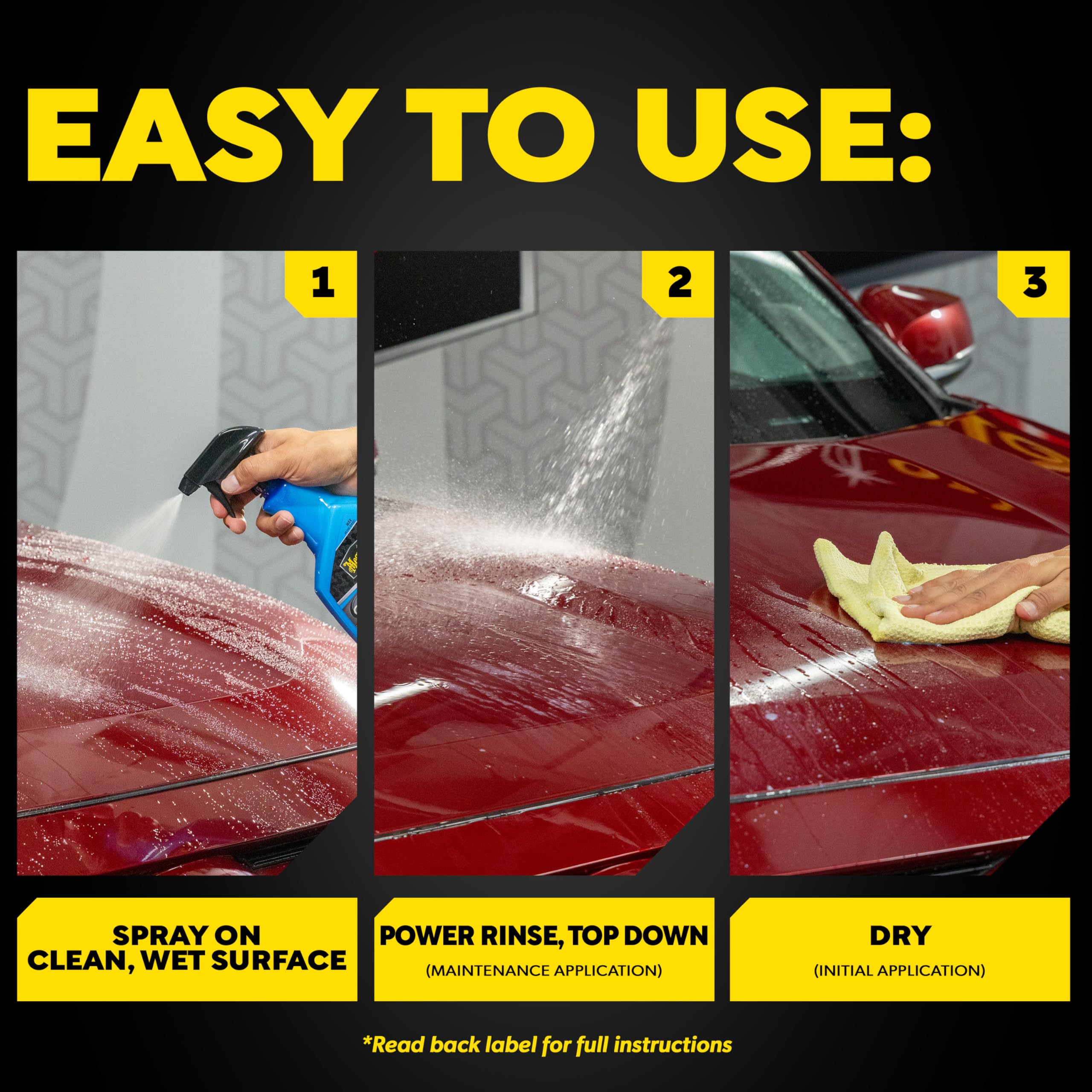 Meguiar's Hybrid Ceramic Wax - Easy to Use Ceramic Wax Protection, 768mL - G190526C 🍁 All In One Marketplace Canada