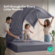 Utopia Bedding Full/Double Bed Sheets - 4 Piece Full Size Cooling Sheet Set - Hotel Luxury Soft Breathable Microfiber, Oeko-TEX, Deep Pocket Easy Fit & Care, Fade & Wrinkle Resistant, Grey 🍁 All In One Marketplace Canada