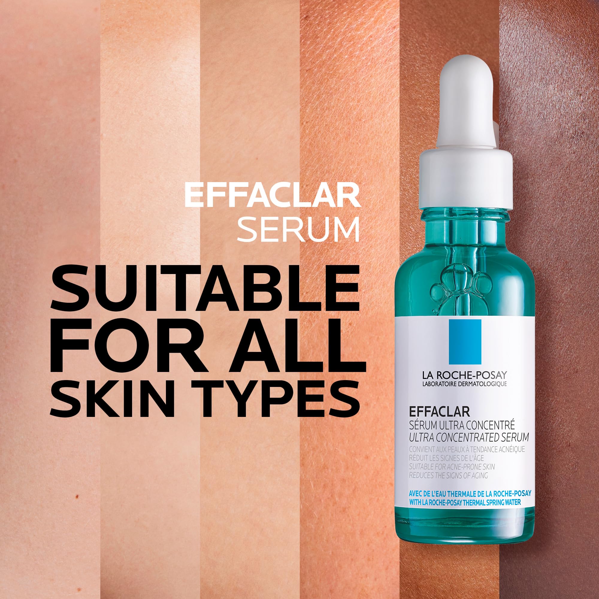 La Roche Posay Glycolic Acid Face Serum with Niacinamide & Salicylic Acid. Effaclar Ultra Concentrated Exfoliating Serum, Acne-Prone & Mature Skin, Recommended by Dermatologists, 30mL 🍁 All In One Marketplace Canada
