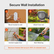 GARDENA 20505-80, 100 Foot Wall Mounted Retractable Reel with Hose Guide, Automatic retraction for Easy Watering,1/2