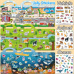 iGetooy Reusable Sticker Book, 6 Sets Sticker Book for Kids, Jelly Stickers for Kids, Vehicles, Animals, Ocean, Dinosaurs, Supermarket, Human Body 🍁 All In One Marketplace Canada