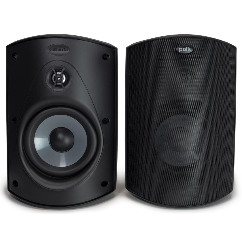 Polk Audio Atrium 6 Outdoor All-Weather Speakers with Bass Reflex Enclosure (Pair, Black), Broad Sound Coverage, Speed-Lock Mounting System 🍁 All In One Marketplace Canada