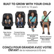 Safety 1st EverSlim 4-in-1 Convertible All-in-One Car Seat, infant to toddler, rear and forward facing, booster mode, backless booster, Fits 3 across, Washable seat, Birth to 10 years, Hexagon Horizon 🍁 All In One Marketplace Canada