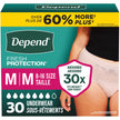 Depend FIT-FLEX Adult Incontinence Underwear for Women, Maximum Absorbency, M, Blush, 30 Count 🍁 All In One Marketplace Canada