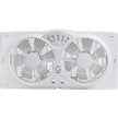 Genesis Twin Fan High Velocity Reversible AirFlow Fan, LED Indicator Lights Adjustable Thermostat & Max Cool Technology, ETL Certified, White (A1WINDOWFAN) 🍁 All In One Marketplace Canada
