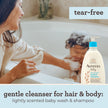 Aveeno Baby Wash and Shampoo - Gentle 2-in-1 Body Wash with Natural Oat Extract for Sensitive Skin - Tear-Free, Hypoallergenic Cleanser, Free from Parabens, Sulfates & Dyes - 975ml 🍁 All In One Marketplace Canada