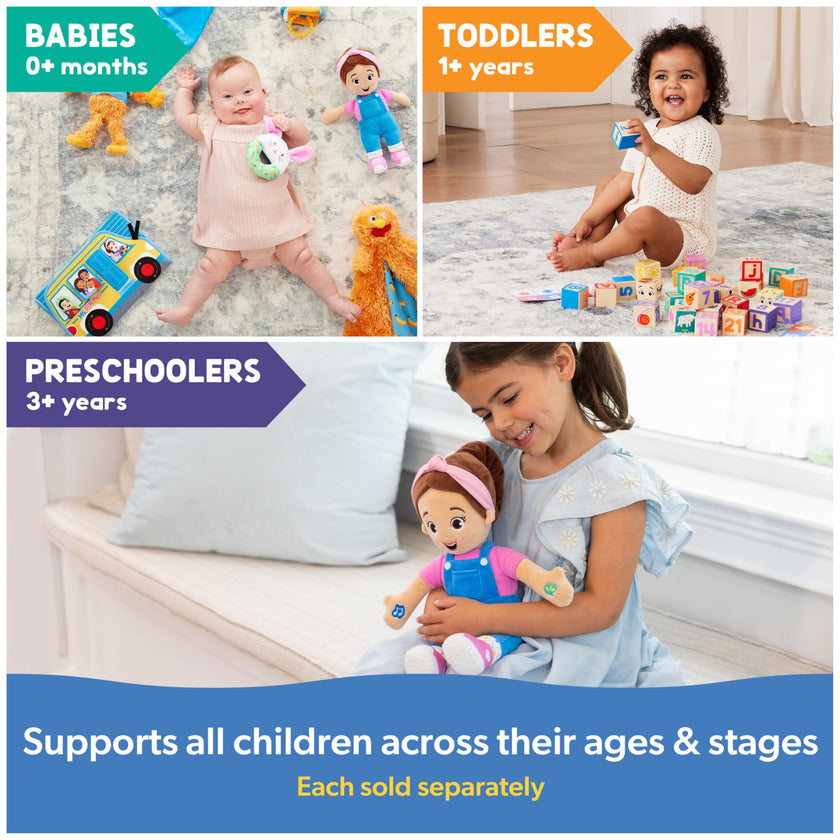 Ms. Rachel Official Speak & Sing Doll, 16” Tall Interactive Toy with 4 Songs & 16+ Phrases, Toddler Toys for Girls & Boys Ages 6 Months to 3+ Years 🍁 All In One Marketplace Canada